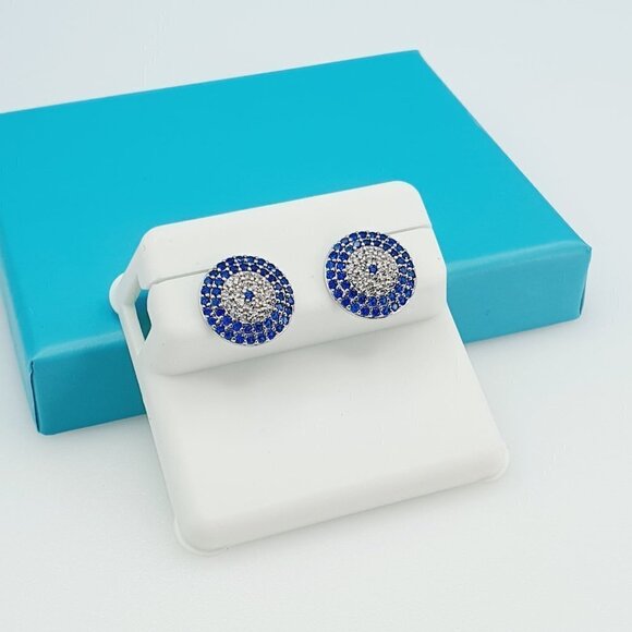 "925 Sterling Silver CZ Beautiful Earrings for Women, 1USPAR4227 - Picture 4 of 11